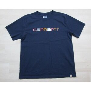 Carhartt Graphic T-shirt Men's (M) Embroidered Colorful Spellout Workwear